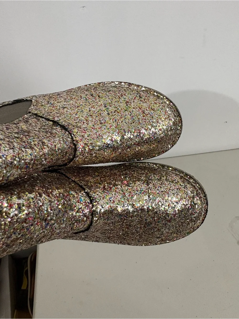 Crewcuts Girls Multicolor Glitter Chelsea Boots